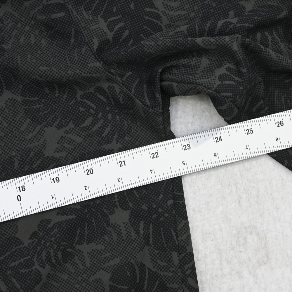 Bandon Dunes Linksoul Full Zip Hoodie Mens Medium Gray Golf Leaf Print Coconut - Picture 13 of 14